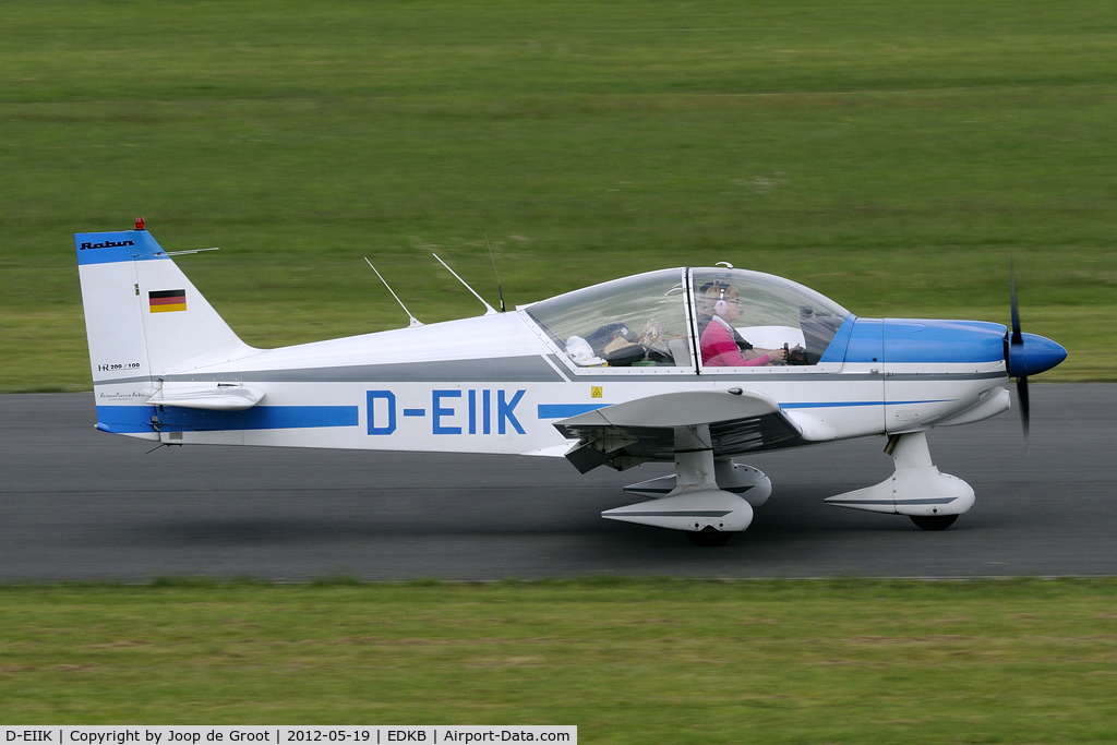 D-EIIK, 1974 Robin HR-200-100 Club C/N 31, Departure from Hangelar