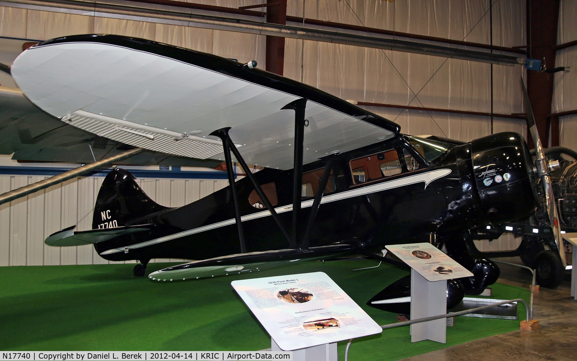N17740, 1935 Waco YOC C/N 4279, This beautiful and rare Waco monoplane can be admired at the Virginia Aviation Museum.  Previous registration included N540Y.