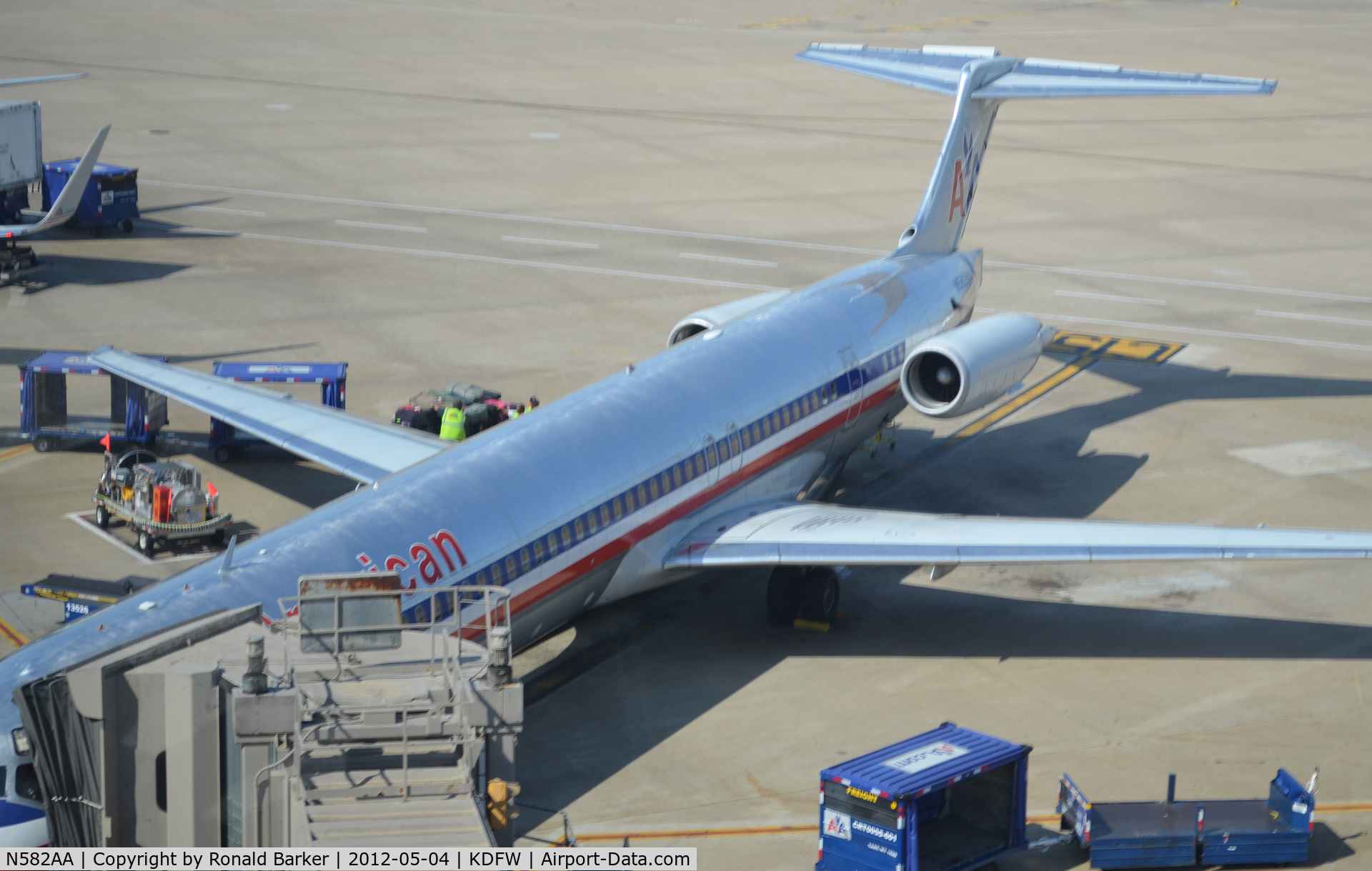 N582AA, 1991 McDonnell Douglas MD-82 (DC-9-82) C/N 53159, Dallas