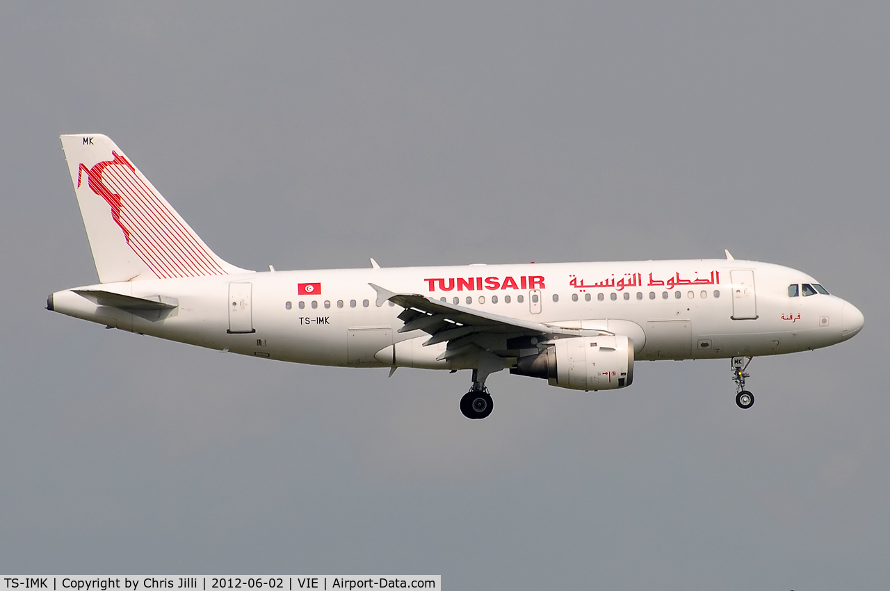 TS-IMK, 1998 Airbus A319-114 C/N 880, Tunisair
