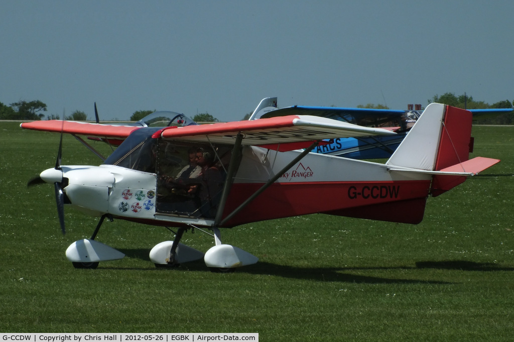 G-CCDW, 2003 Best Off Skyranger 582(1) C/N BMAA/HB/268, at AeroExpo 2012