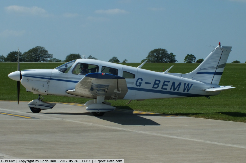 G-BEMW, 1976 Piper PA-28-181 Cherokee Archer II C/N 28-7790243, at AeroExpo 2012