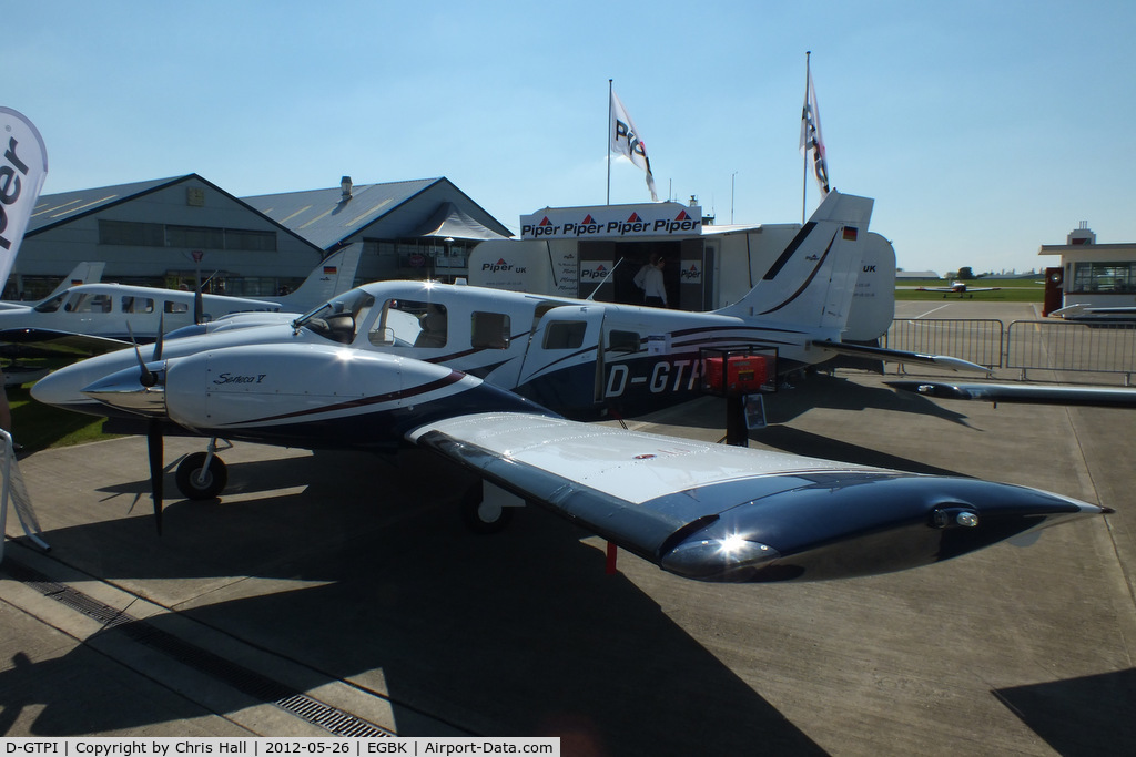 D-GTPI, Piper PA-34-220T C/N 3449410, at AeroExpo 2012