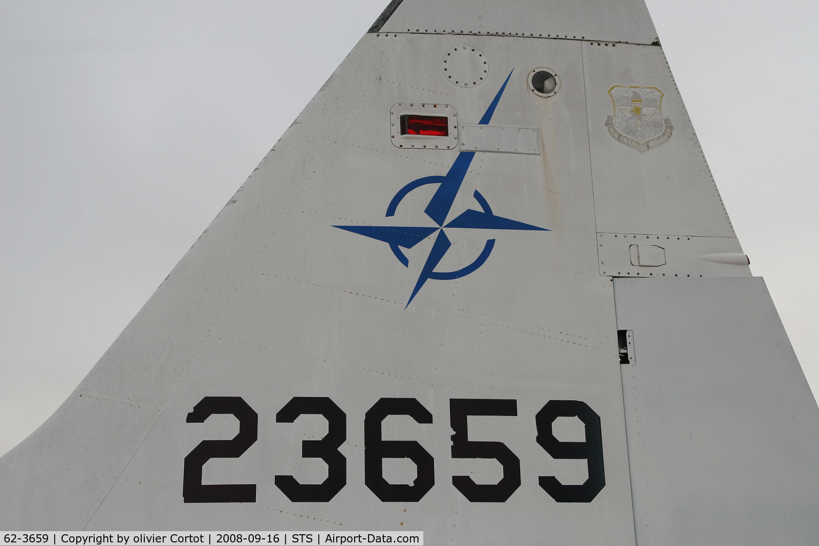 62-3659, 1962 Northrop T-38A Talon C/N N.5364, note the tail insigna