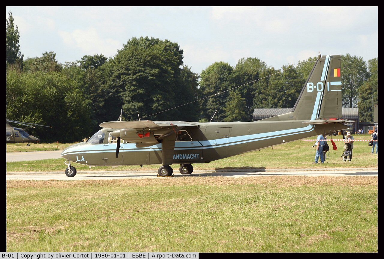B-01, Britten-Norman BN-2A-21 Islander C/N 466, Beauvechain trainers meet 2004