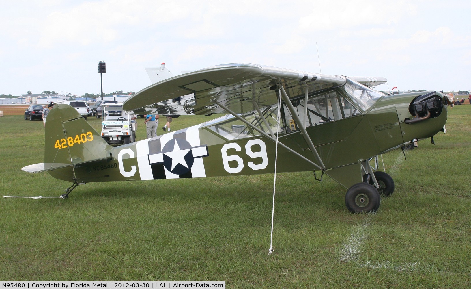 N95480, 1942 Piper J3C-65 Cub C/N 8403, L-4 Cub