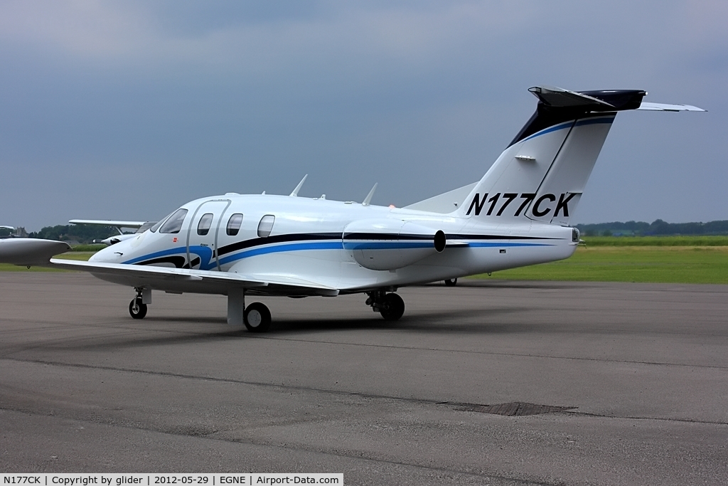 N177CK, 2008 Eclipse Aviation Corp EA500 C/N 000182, Nifty little jet! Based at Gamston