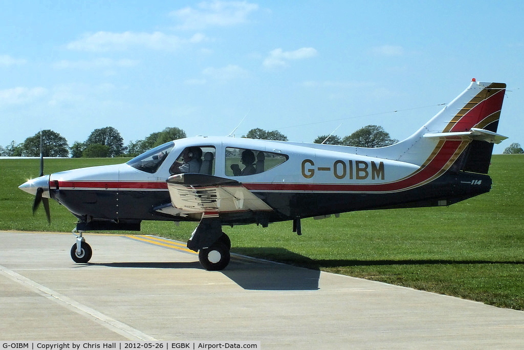 G-OIBM, 1977 Rockwell Commander 114 C/N 14295, at AeroExpo 2012