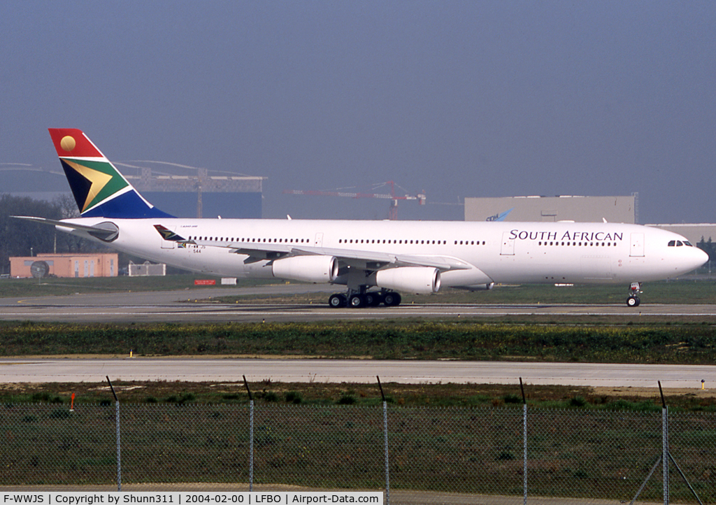 F-WWJS, 2003 Airbus A340-313E C/N 544, C/n 0544 - To be ZS-SXA