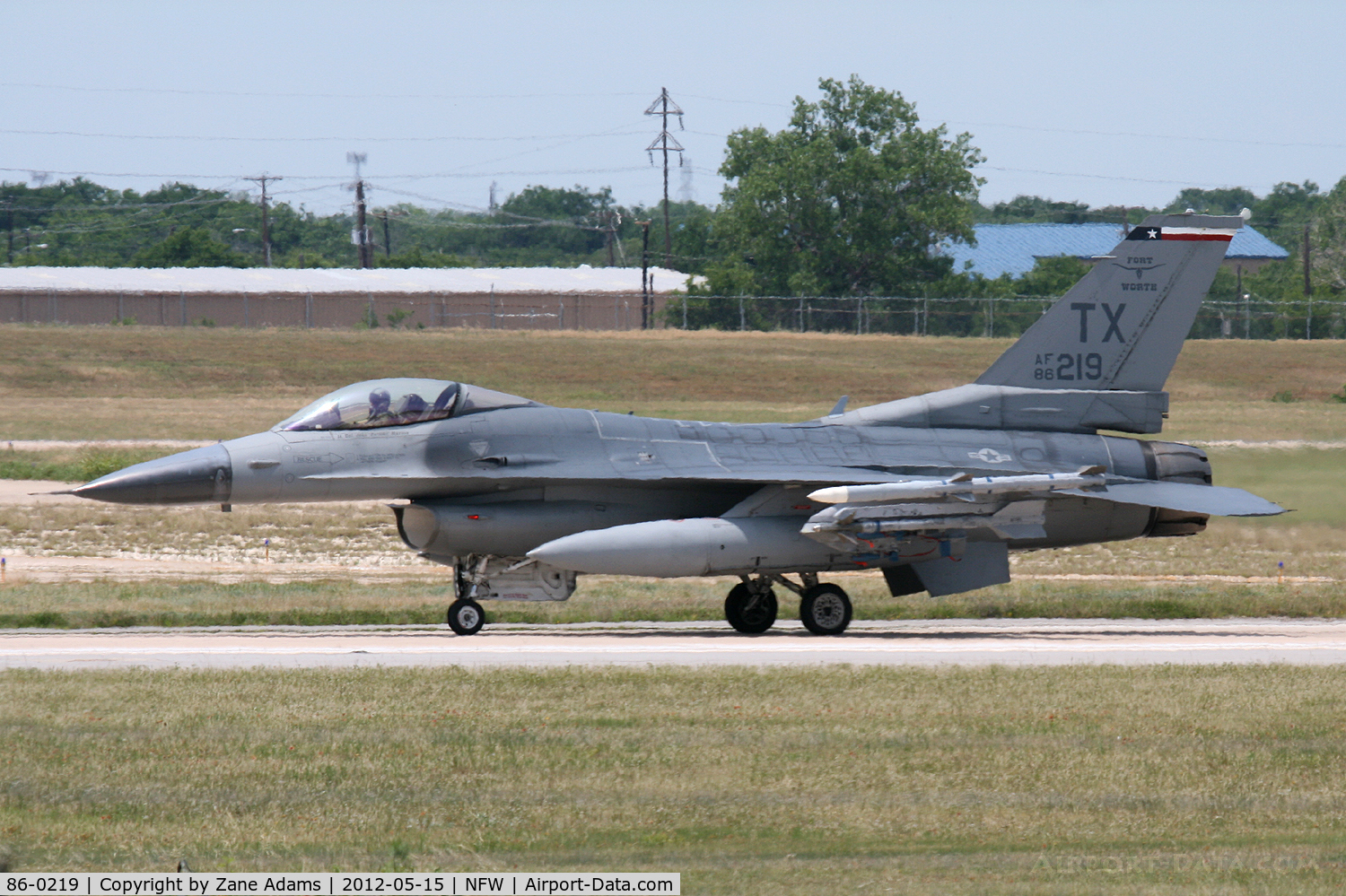 86-0219, 1986 General Dynamics F-16C Fighting Falcon C/N 5C-325, 301st Fighter Wing F-16 at NASJRB Fort Worth