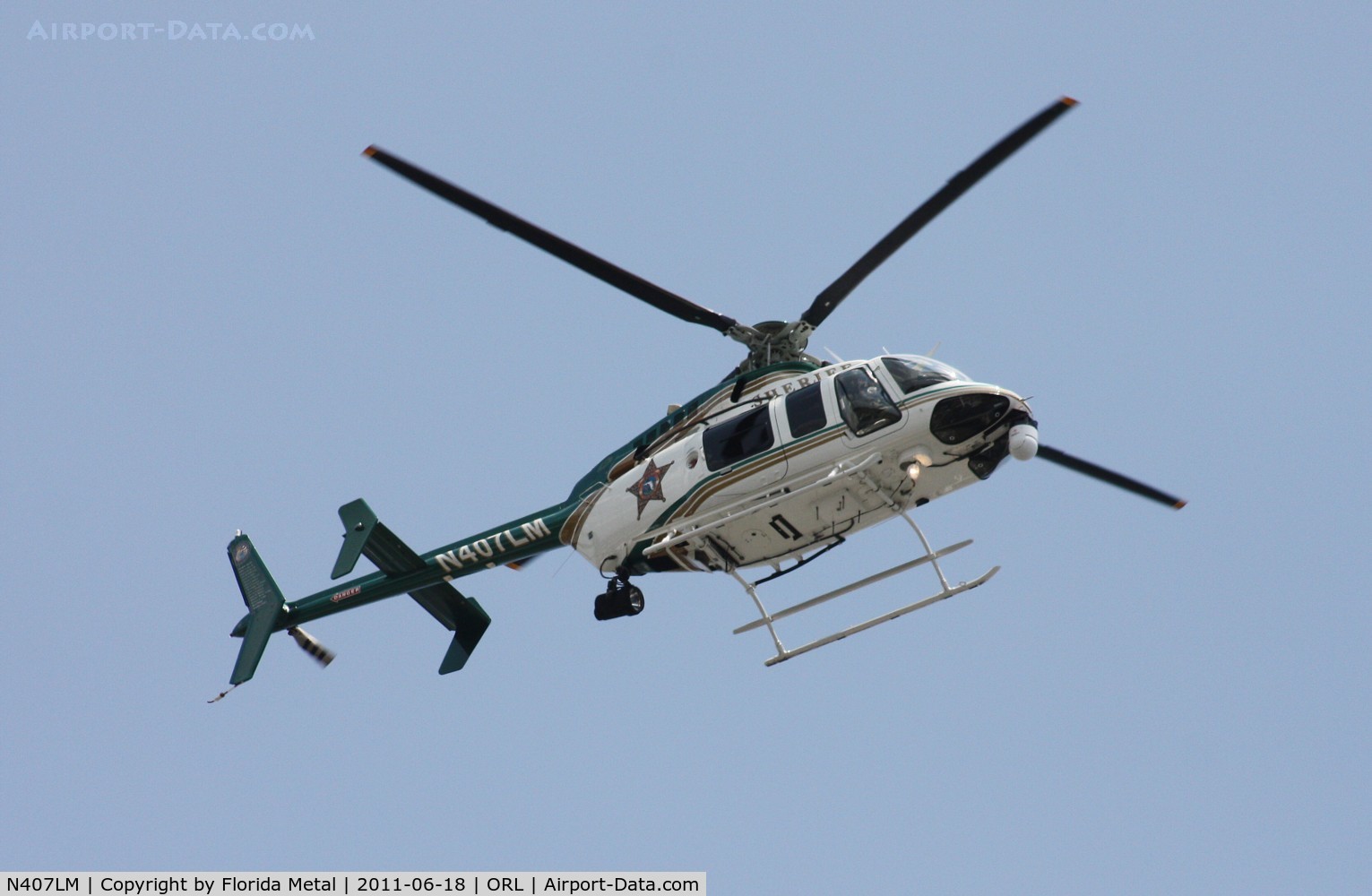 N407LM, 2007 Bell 407 C/N 53767, Orange County Sheriff
