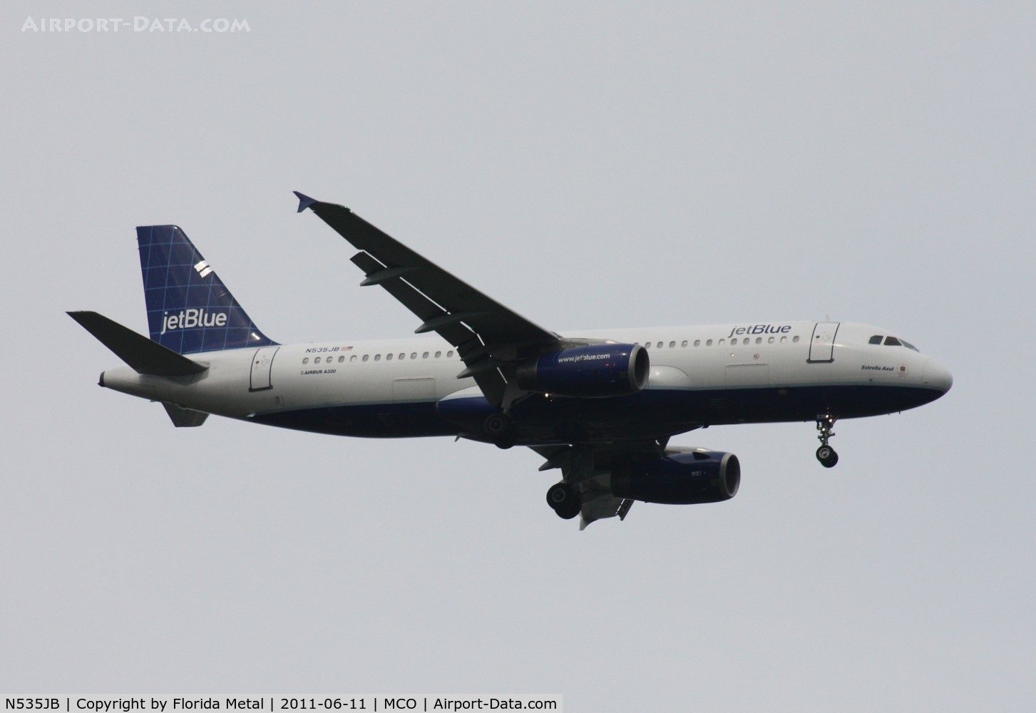 N535JB, 2002 Airbus A320-232 C/N 1739, Jet Blue A320