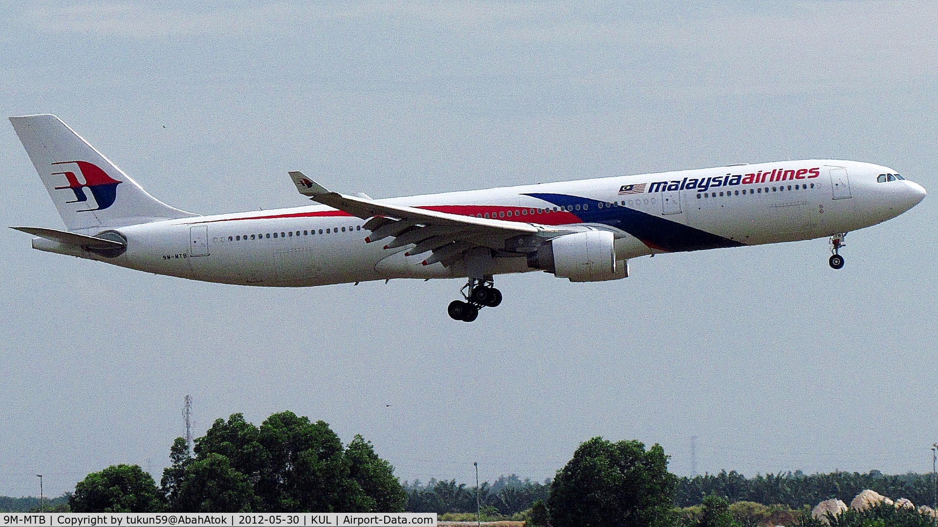 9M-MTB, 2006 Airbus A330-323X C/N 1219, Malaysia Airlines