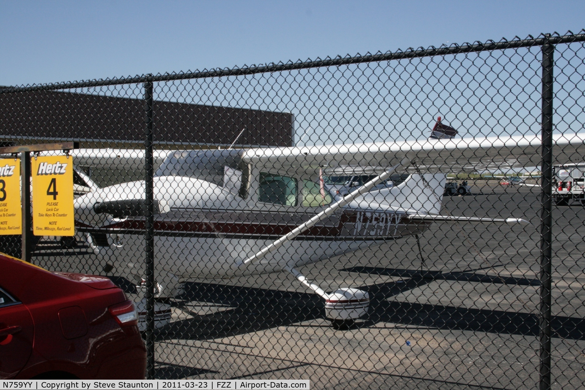 N759YY, 1978 Cessna 182Q Skylane C/N 18266376, Taken at Falcon Field Airport, in March 2011 whilst on an Aeroprint Aviation tour