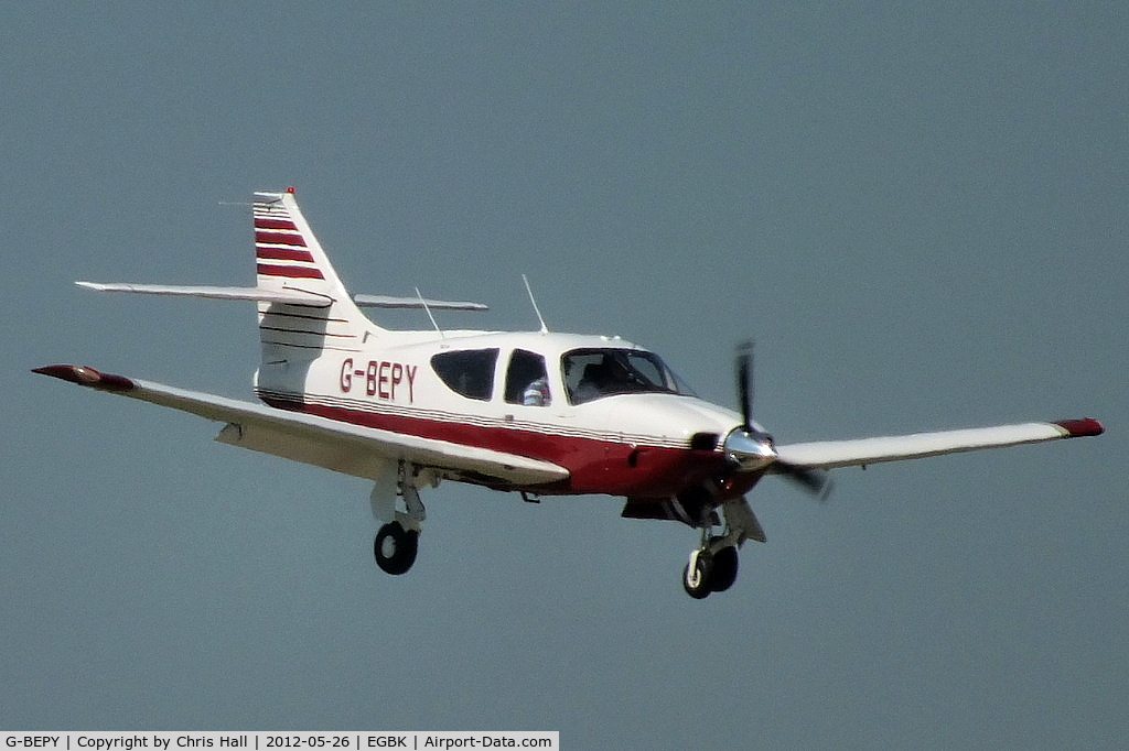 G-BEPY, 1977 Rockwell Commander 112B C/N 524, at AeroExpo 2012