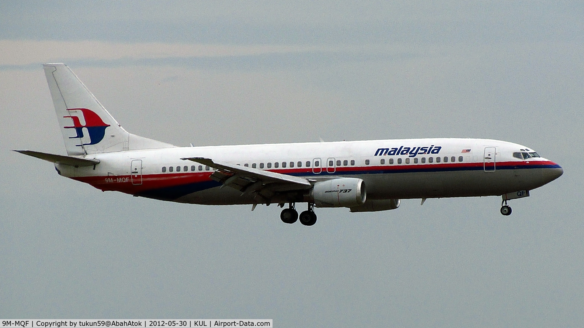 9M-MQF, 1993 Boeing 737-4H6 C/N 26463, Malaysia Airlines