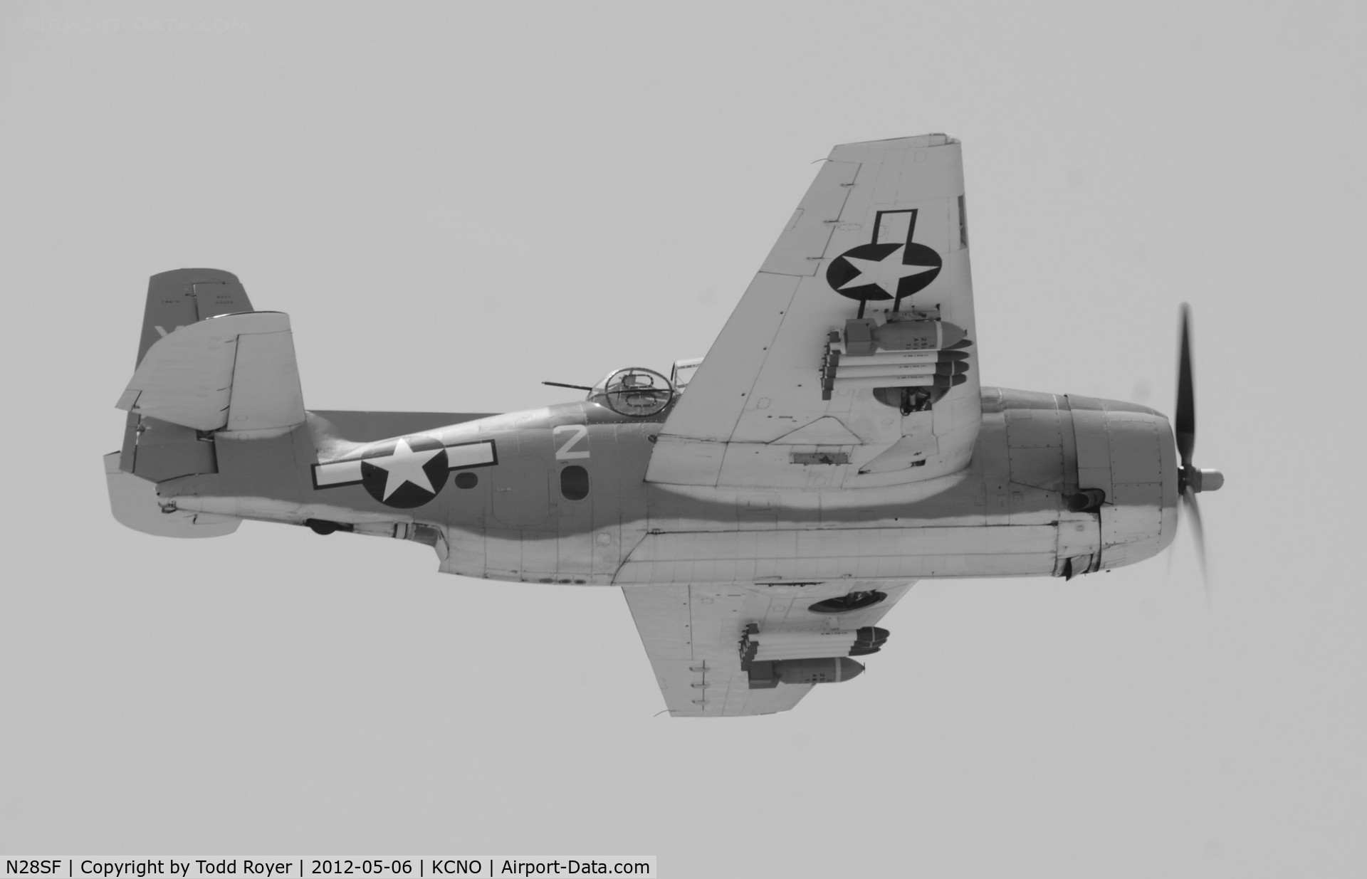 N28SF, Grumman TBM-3 Avenger C/N 85983, 2012 Chino airshow