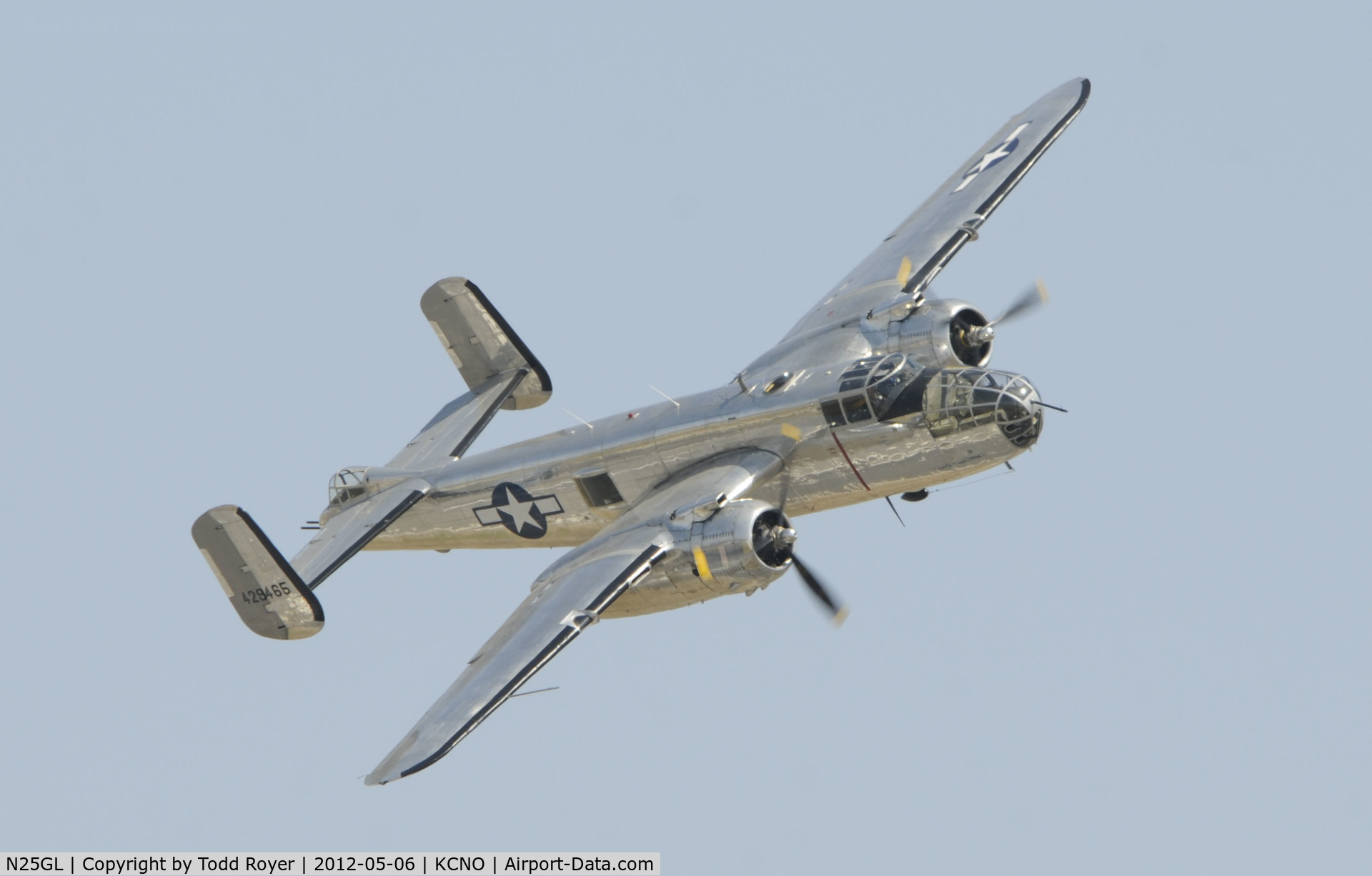 N25GL, 1944 North American TB-25N Mitchell C/N 44-29465 (108-32740), 2012 Chino Airshow