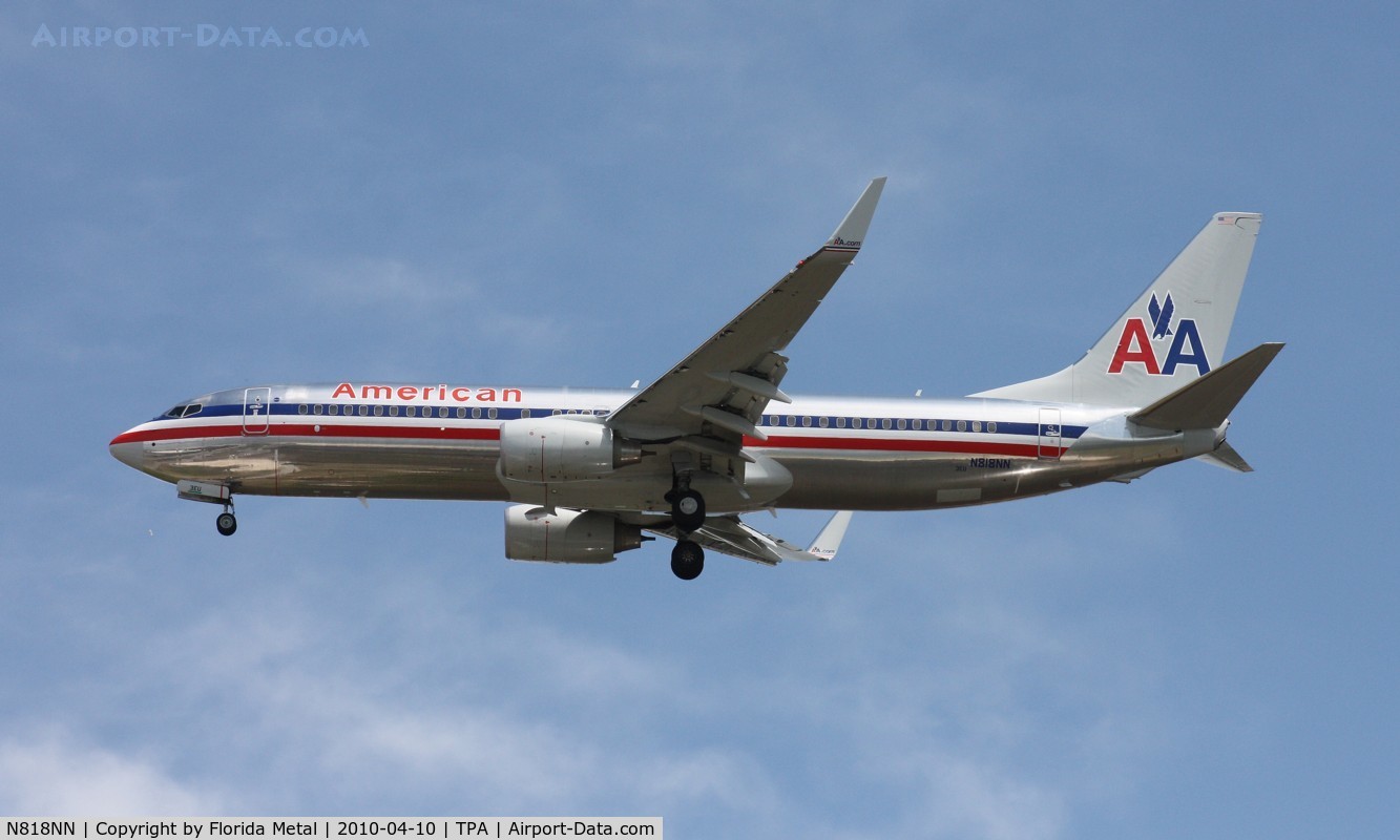 N818NN, 2009 Boeing 737-823 C/N 30910, American 737-800