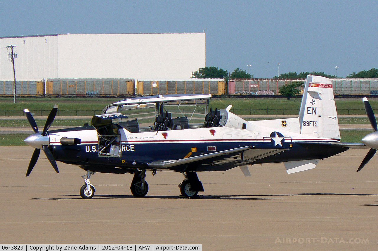 06-3829, 2006 Raytheon T-6A Texan II C/N PT-384, At Alliance Airport - Fort Worth, TX