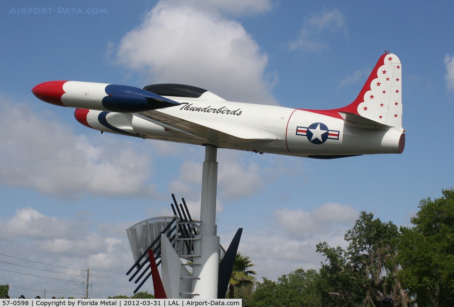 57-0598, 1957 Lockheed T-33A Shooting Star C/N 580-1247, T-33A