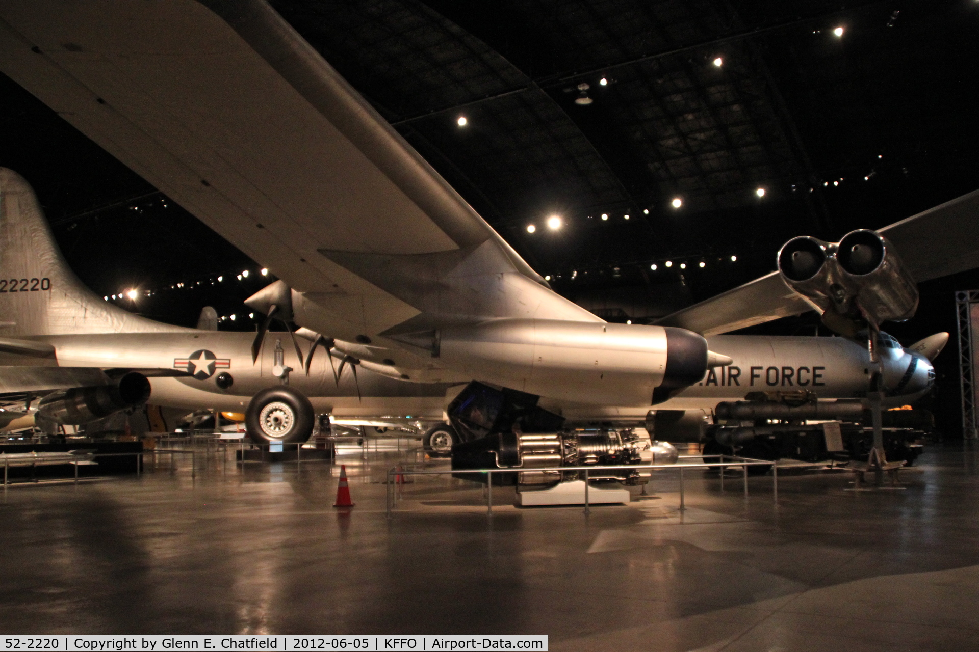 52-2220, 1952 Consolidated B-36J-1-CF Peacemaker C/N 361, At the Air Force Museum