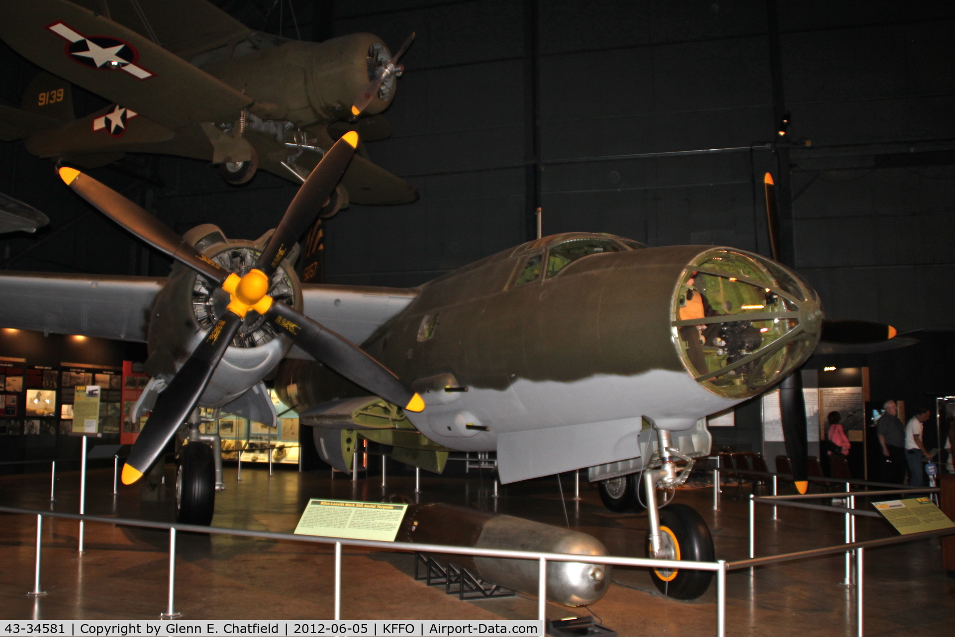 43-34581, 1943 Martin B-26G-11-MA Marauder C/N 8701, At the Air Force Museum