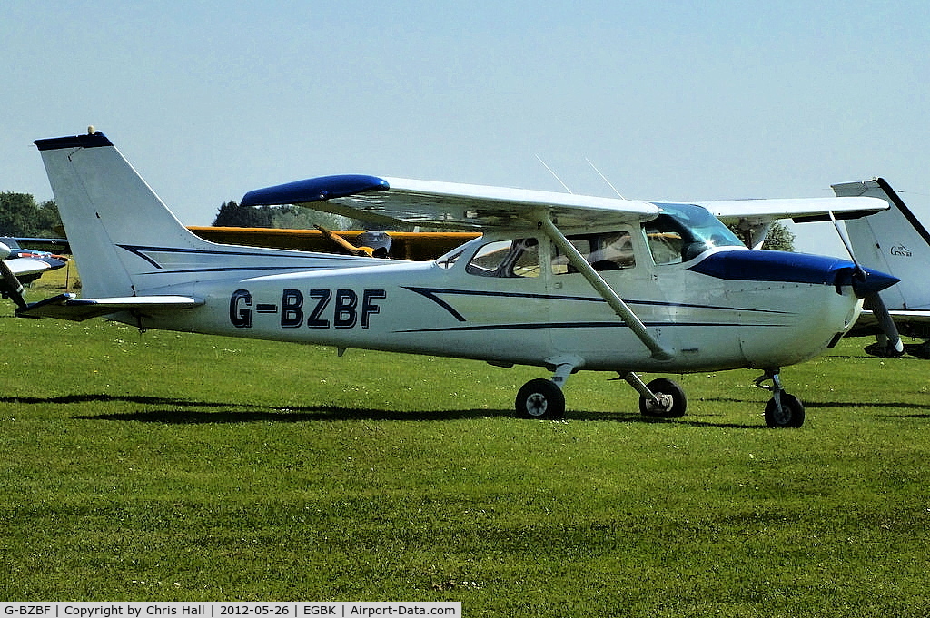 G-BZBF, 1974 Cessna 172M Skyhawk C/N 17262258, at AeroExpo 2012