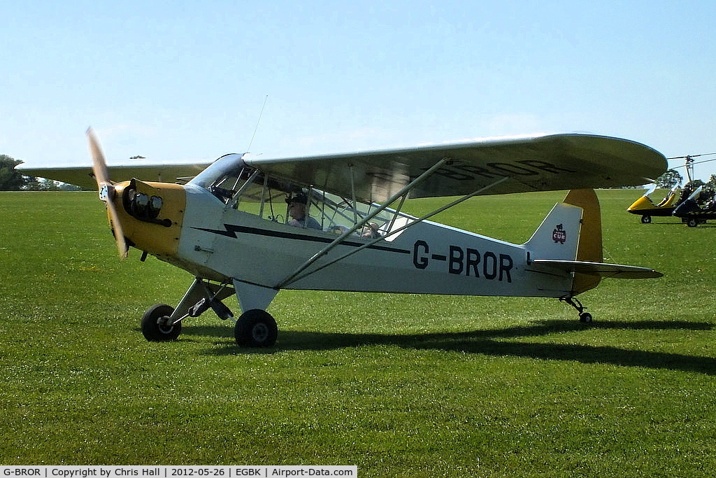 G-BROR, 1943 Piper L-4H Grasshopper (J3C-65D) C/N 10885, at AeroExpo 2012