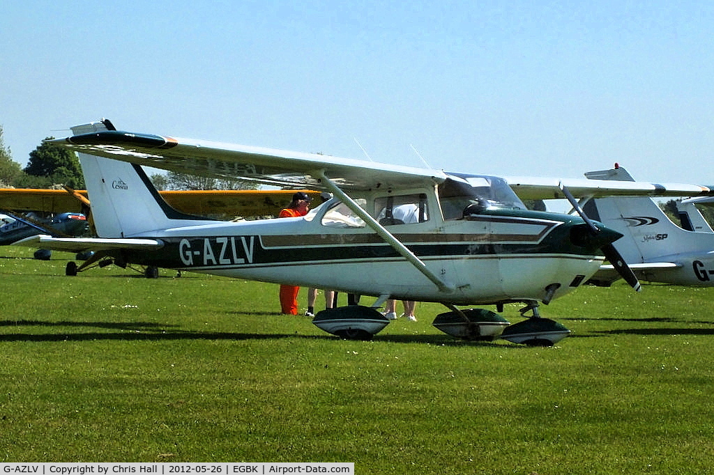 G-AZLV, 1969 Cessna 172K Skyhawk C/N 17257908, at AeroExpo 2012