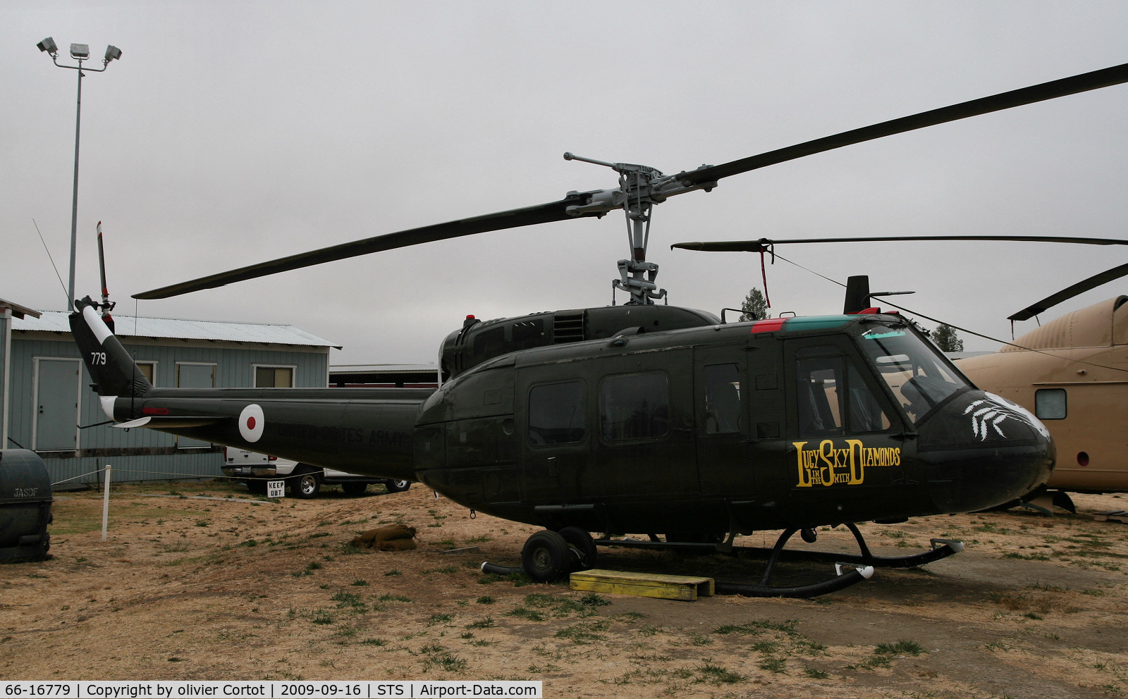 66-16779, 1966 Bell UH-1H Iroquois C/N 8973, side view