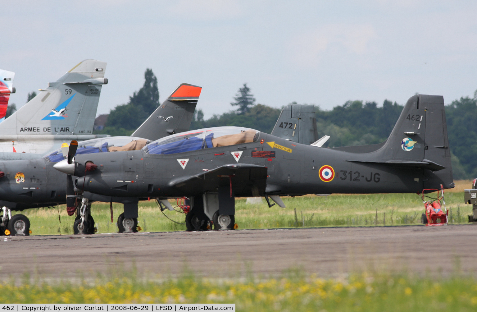 462, Embraer EMB-312F Tucano C/N 312462, Dijon airshow 2008