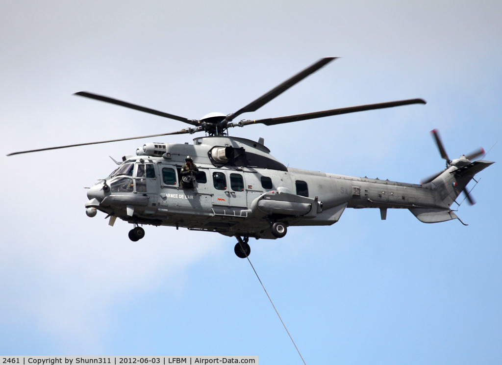 2461, Eurocopter EC-725R2 Caracal C/N 2461, Used as a demo during LFBM Open Day 2012