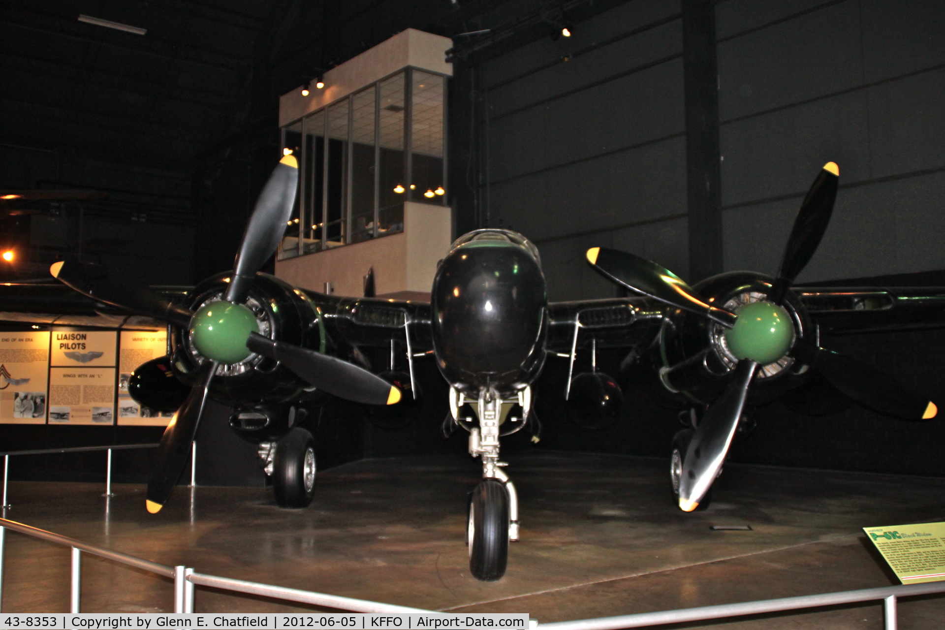 43-8353, 1943 Northrop P-61B Black Widow C/N 1407, At the Air Force Museum