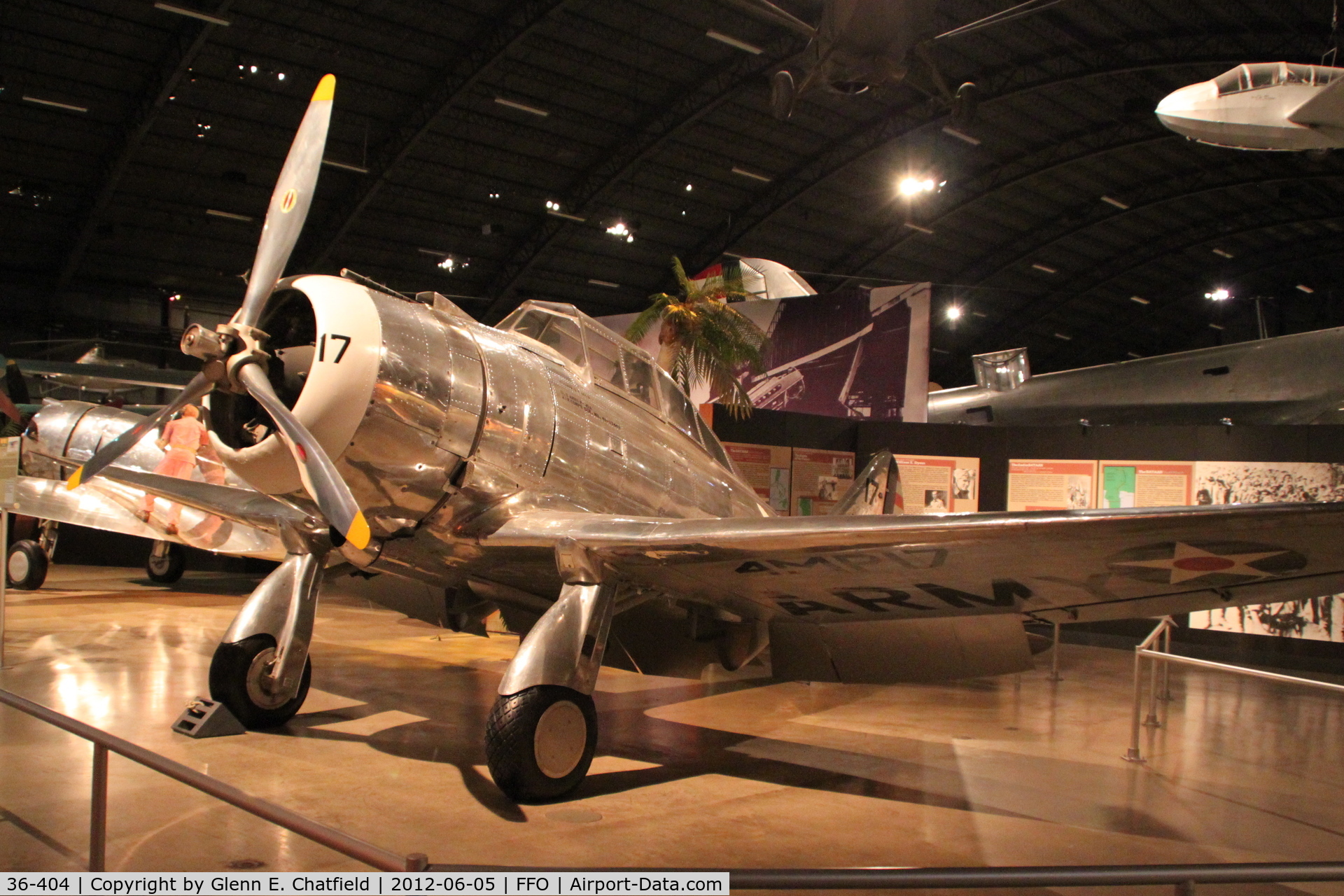 36-404, 1936 Seversky P-35 C/N 95, At the Air Force Museum