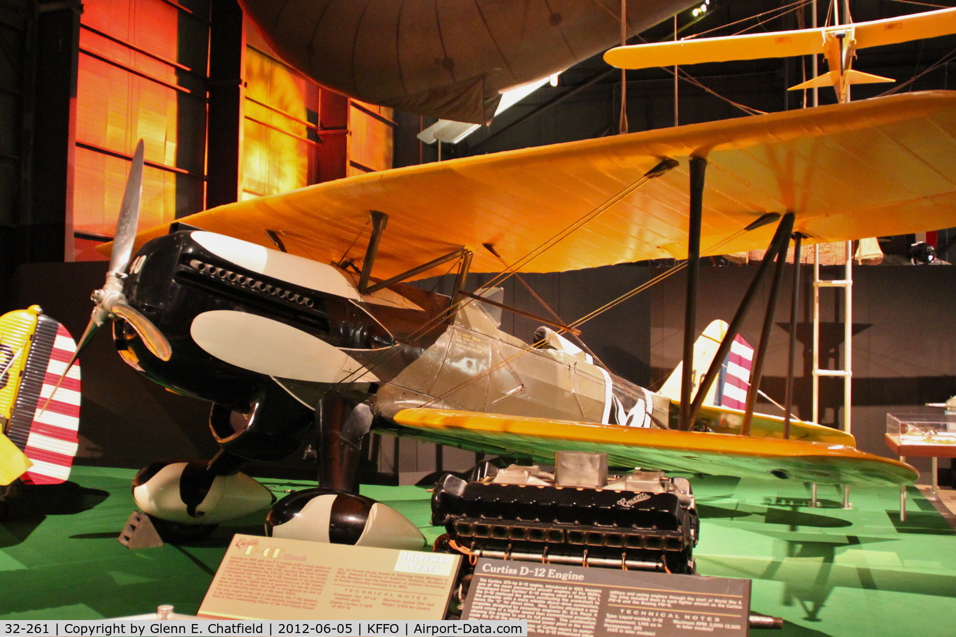 32-261, 1932 Curtiss P-6E Hawk C/N 32-261, At the Air Force Museum