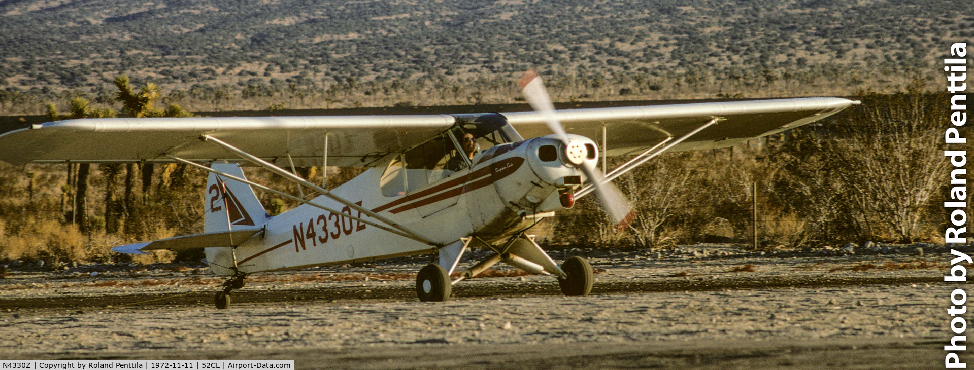 N4330Z, 1968 Piper PA-18-150 Super Cub C/N 18-8650, Being used as a tow plane for sailplane operations at Adelanto Airfield