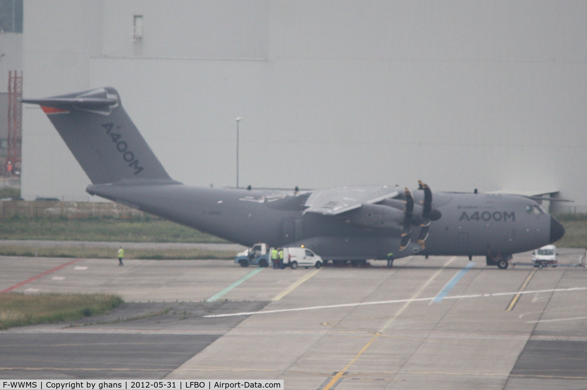 F-WWMS, 2010 Airbus A400M Atlas C/N 003, Engine tests