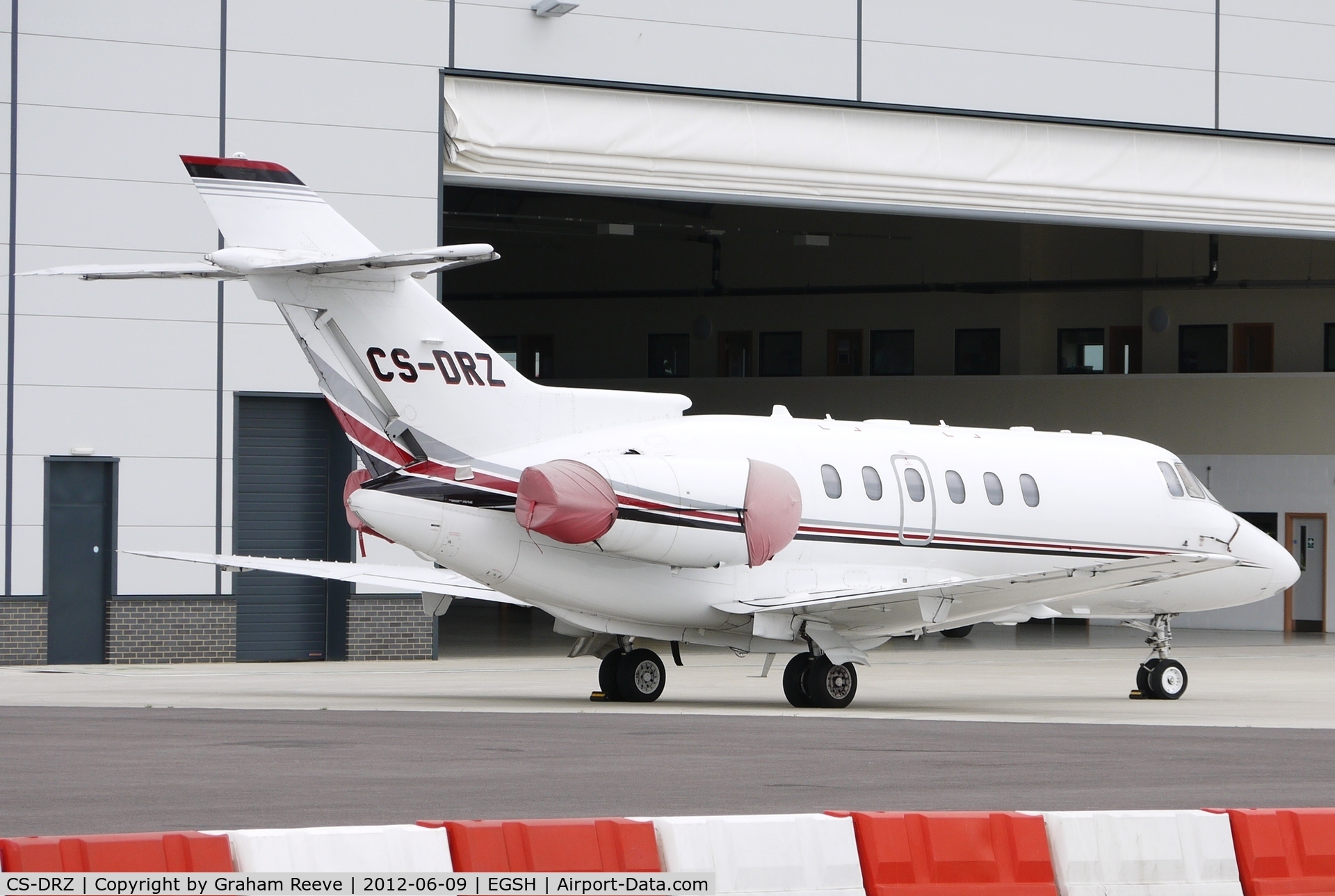 CS-DRZ, 2007 Hawker Beechcraft 800XPi C/N 258847, Parked at Norwich.