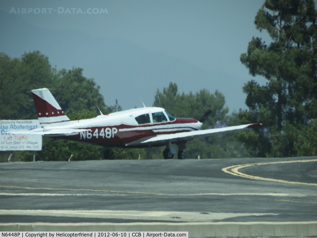 N6448P, 1959 Piper PA-24-250 Comanche C/N 24-1563, Turning around at the run-up area