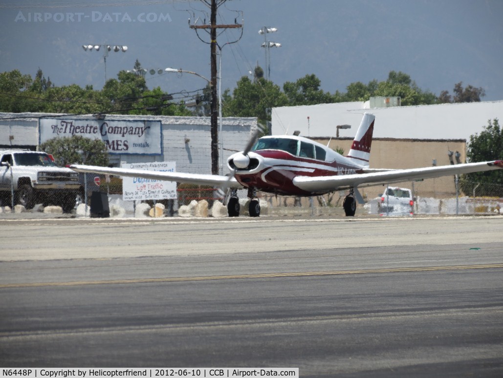 N6448P, 1959 Piper PA-24-250 Comanche C/N 24-1563, Adding power to start take off roll