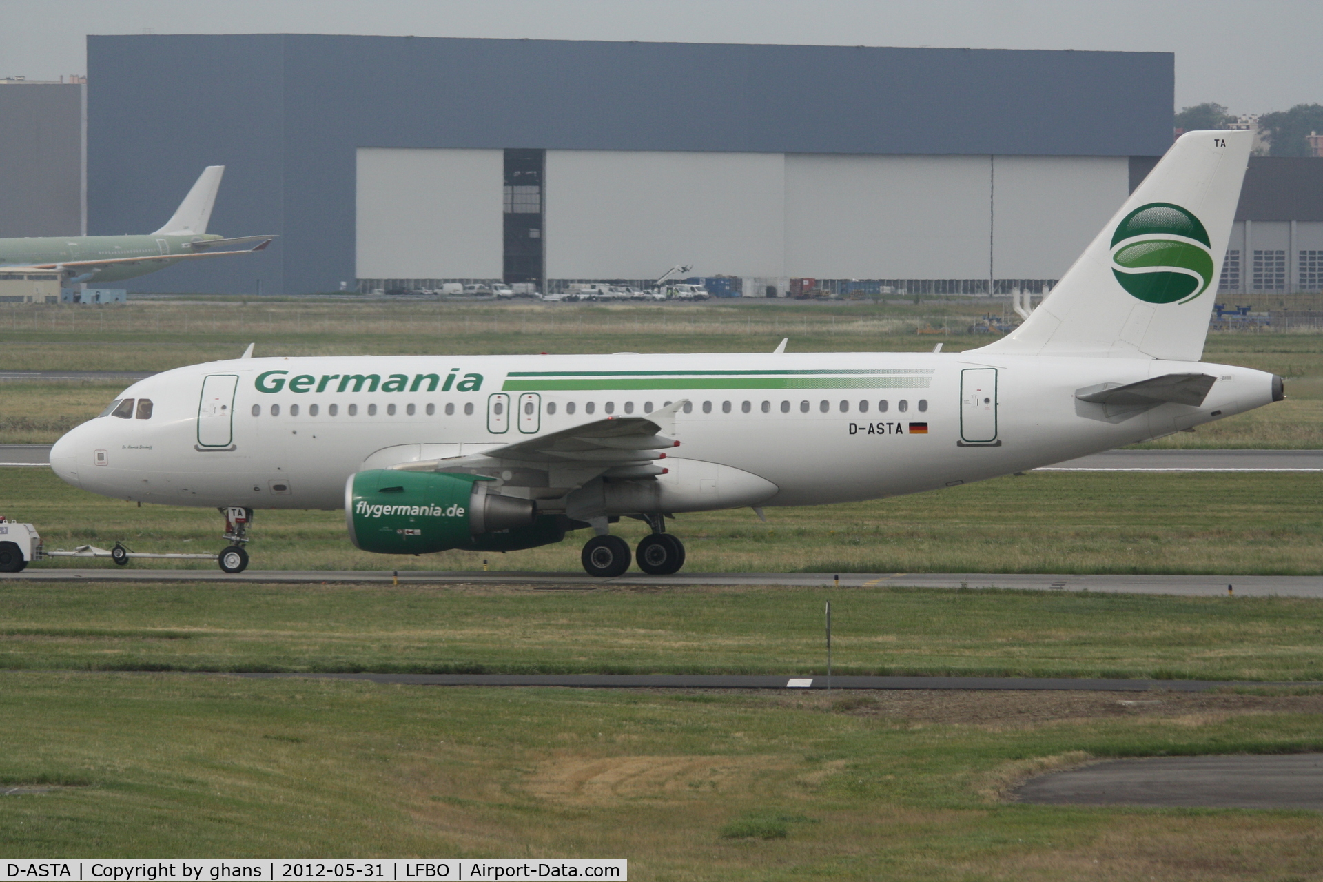 D-ASTA, 2011 Airbus A319-112 C/N 4663, Germania