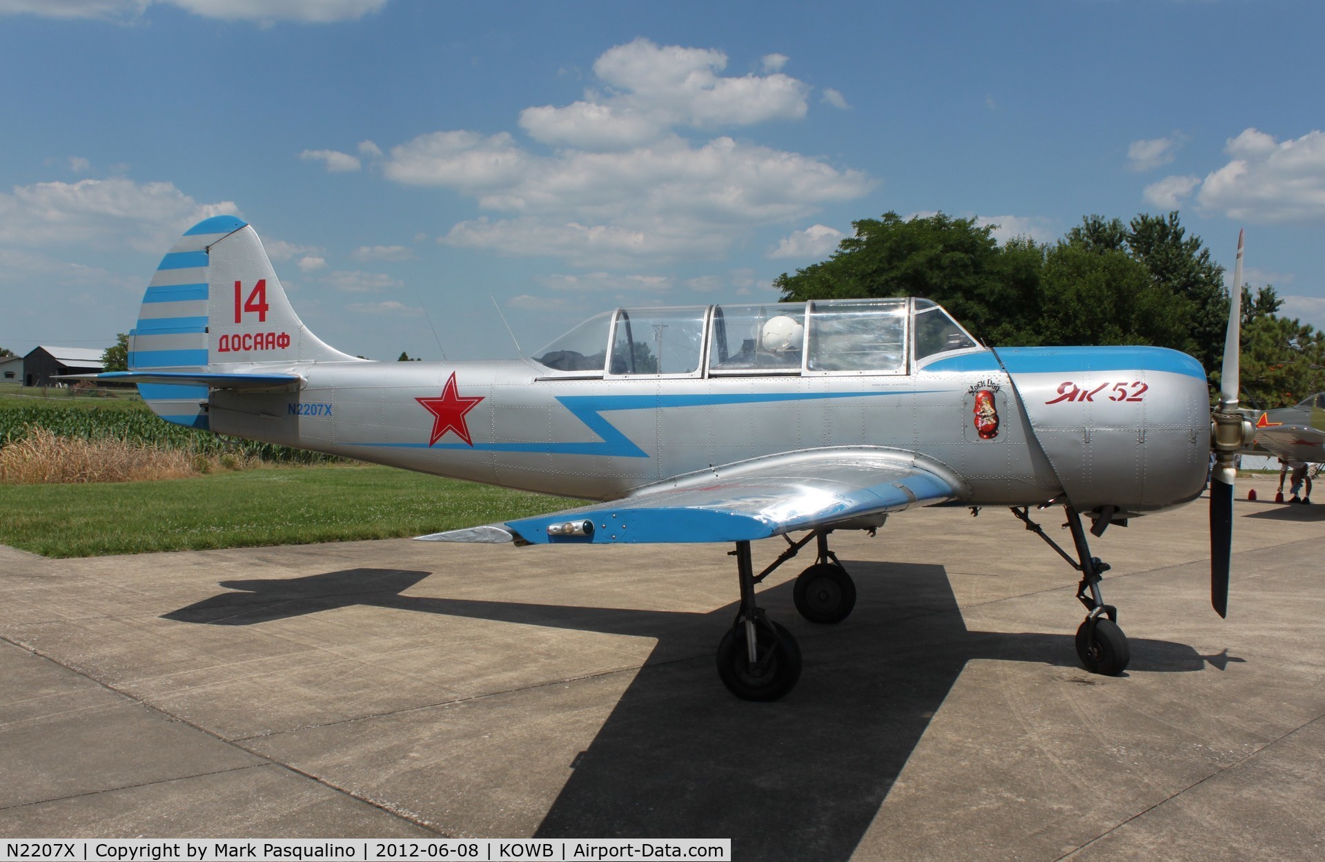 N2207X, 1982 Yakovlev Yak-52 C/N 822014, YAK 52