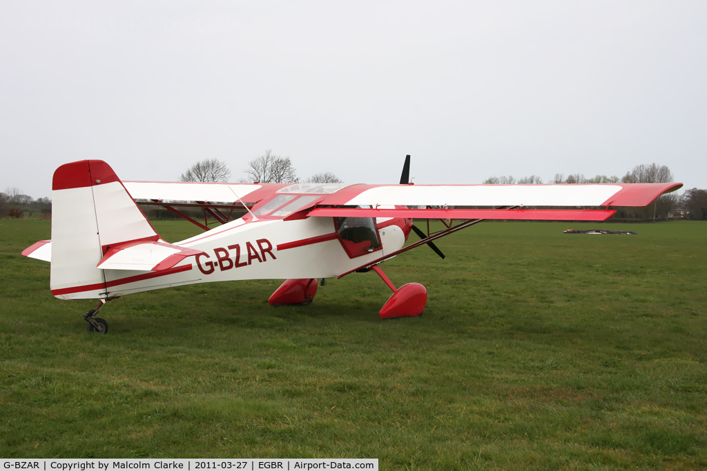 G-BZAR, 1996 Denney Kitfox 4-1200 Speedster C/N PFA 172B-12529, Denney Kitfox 4-1200 Speedster, Breighton Airfield, March 2011.