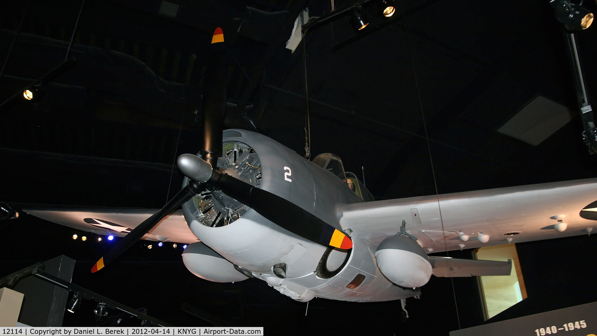 12114, Grumman F4F-4 Martlet IV C/N 3809, This rare USMC Wildcat is part of the National Museum of the Marine Corps, Quantico.