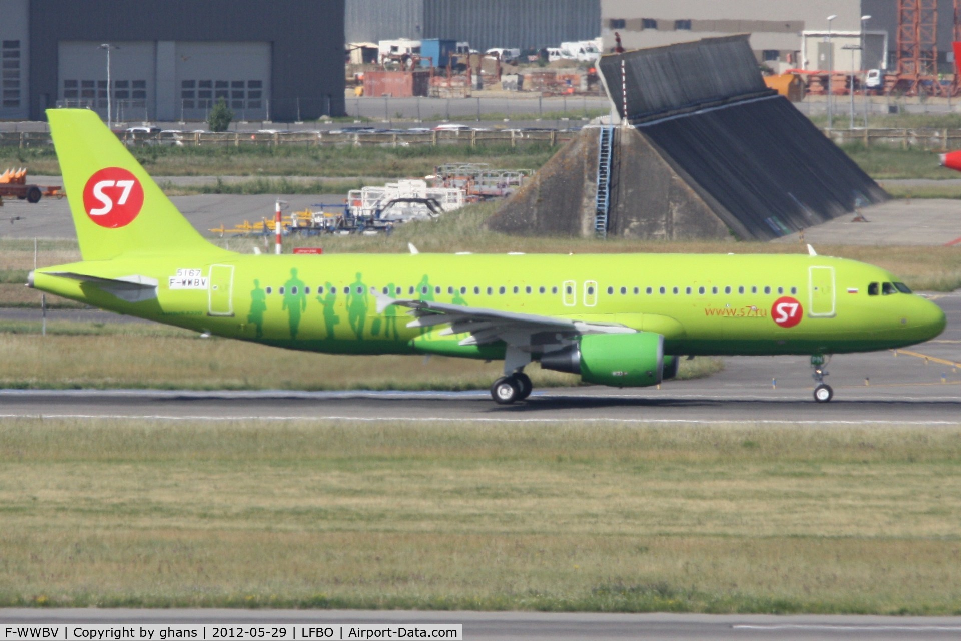 F-WWBV, 2012 Airbus A320-214 C/N 5167, to become VQ-BPN