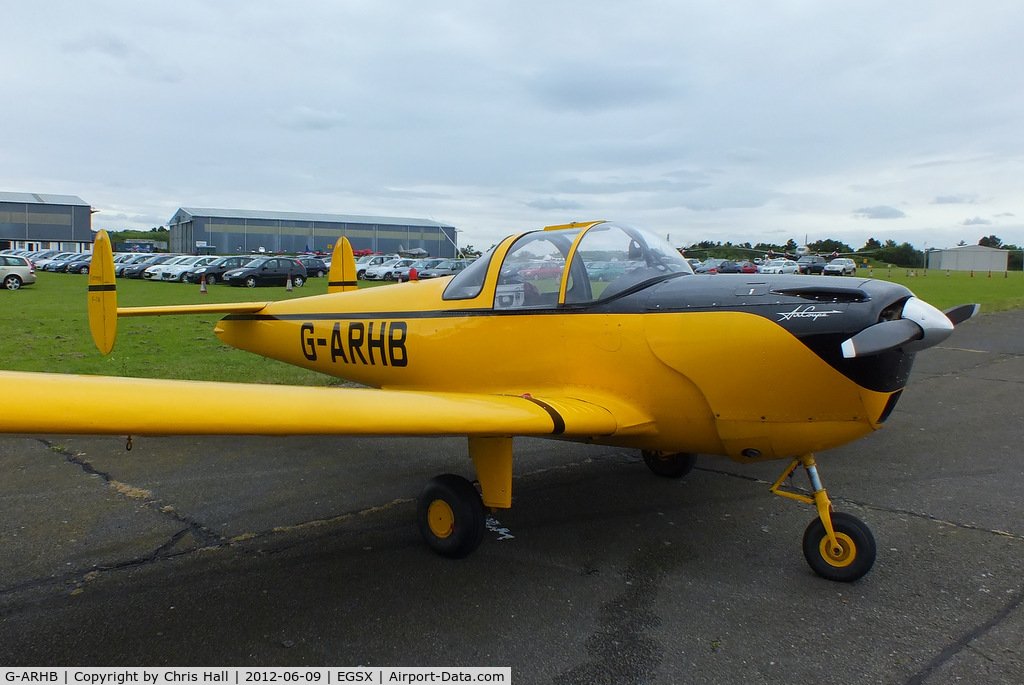 G-ARHB, 1960 Forney F-1A Aircoupe C/N 5733, at the Air Britain flyin 2012