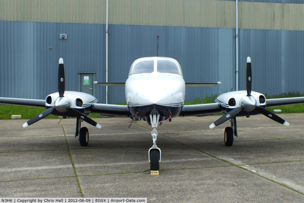 N3HK, 1975 Cessna 340 C/N 340-0538, at the Air Britain flyin 2012