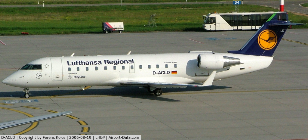 D-ACLD, Canadair CRJ-100LR (CL-600-2B19) C/N 7009, Ferihegy