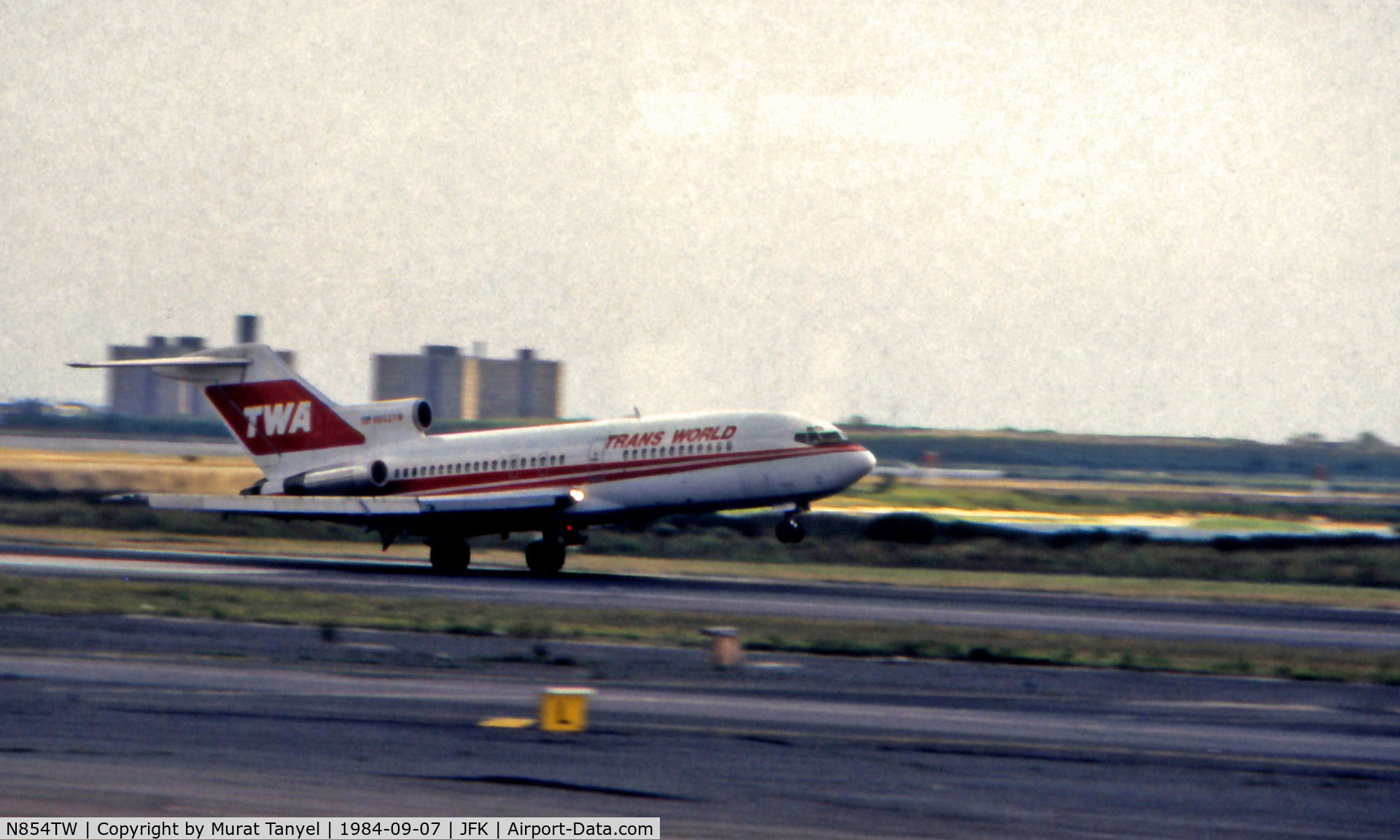 N854TW, 1964 Boeing 727-31 C/N 18573, Taking off from JFK
